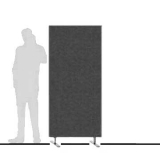 ZS08.18D2 richiedi preventivo - Pannello divisorio ZIPSOUND 02 autostabile - cm 80x180h Pannello divisorio ZIPSOUND 02 autostabile - cm 80x180h - Pannello divisorio ZIPSOUND 02 autostabile - cm 80x180h