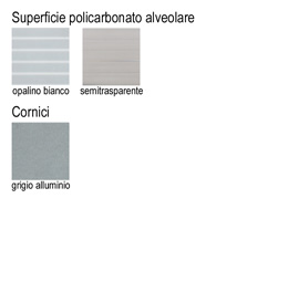 Colori e finiture dell' Ala Roller Light