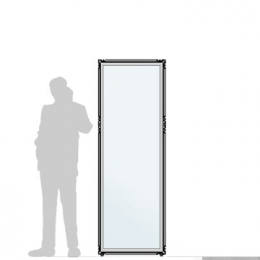 Pannello divisorio CLIPPER "vetroplastico" - cm 65x195h