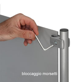 Bloccaggio morsetto del pannello Expò