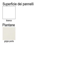 Colori e finiture del separè SPARTA