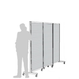 Separè autostabile ALA ROLLER "alveolare" - cm 316x190h (3 elementi) - Separè autostabile ALA ROLLER 