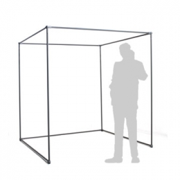 Box per tende autoportante - cm 200x200x200h 