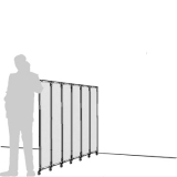 CRLM06B richiedi preventivo - Separè a parete CLIPPER ROLLER LIGHT 30 - cm 184x140h (6 elementi) Separè a parete CLIPPER ROLLER LIGHT 30 - cm 184x140h (6 elementi) - Separè a parete CLIPPER ROLLER LIGHT 30 - cm 184x140h (6 elementi)