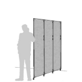 CRL03F richiedi preventivo - Separè a parete CLIPPER ROLLER LIGHT Separè a parete CLIPPER ROLLER LIGHT "feltro" - cm 199x201h (3 elementi) - Separè a parete CLIPPER ROLLER LIGHT