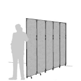 CRL05F richiedi preventivo - Separè a parete CLIPPER ROLLER LIGHT Separè a parete CLIPPER ROLLER LIGHT "feltro" - cm 329x201h (5 elementi) - Separè a parete CLIPPER ROLLER LIGHT