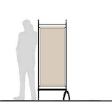 Pannello divisorio ARTE' con tessuto - cm 65x182h - Pannello divisorio ARTE' con tessuto - cm 65x182h