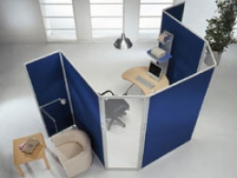 Pannello divisorio CLIPPER "laminato" - cm 65x130h