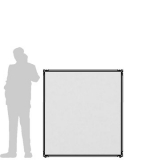 Pannello divisorio CLIPPER "laminato" - cm 130x130h - Pannello divisorio CLIPPER 