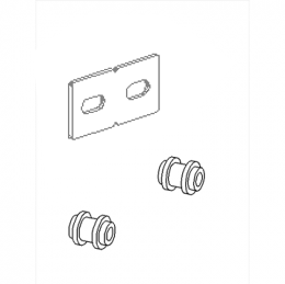 Giunto di collegamento con nottolino a scomparsa