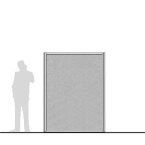M15.20F richiedi preventivo - Pannello divisorio MACRO Pannello divisorio MACRO "feltro" - cm 150x200h - Pannello divisorio MACRO
