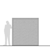 M20.20F richiedi preventivo - Pannello divisorio MACRO Pannello divisorio MACRO "feltro" - cm 200x200h - Pannello divisorio MACRO