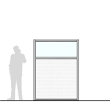 M15.20IP richiedi preventivo - Pannello divisorio MACRO Pannello divisorio MACRO "finestrato alveolare" - cm 150x200h - Pannello divisorio MACRO