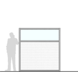 M20.20IP richiedi preventivo - Pannello divisorio MACRO Pannello divisorio MACRO "finestrato alveolare" - cm 200x200h - Pannello divisorio MACRO