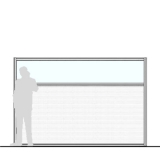 M30.20IP richiedi preventivo - Pannello divisorio MACRO Pannello divisorio MACRO "finestrato alveolare" - cm 300x200h - Pannello divisorio MACRO