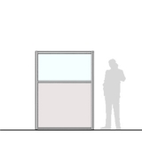 M15.20IL richiedi preventivo - Pannello divisorio MACRO Pannello divisorio MACRO "finestrato laminato" - cm 150x200h - Pannello divisorio MACRO