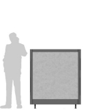 Pannello divisorio XILOX "feltro" - cm 120x140h - Pannello divisorio XILOX 