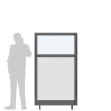 Pannello divisorio XILOX "finestrato laminato" - cm100x180h  - Pannello divisorio XILOX 