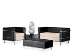 Poltrona direzionale, rivestimento in finta pelle